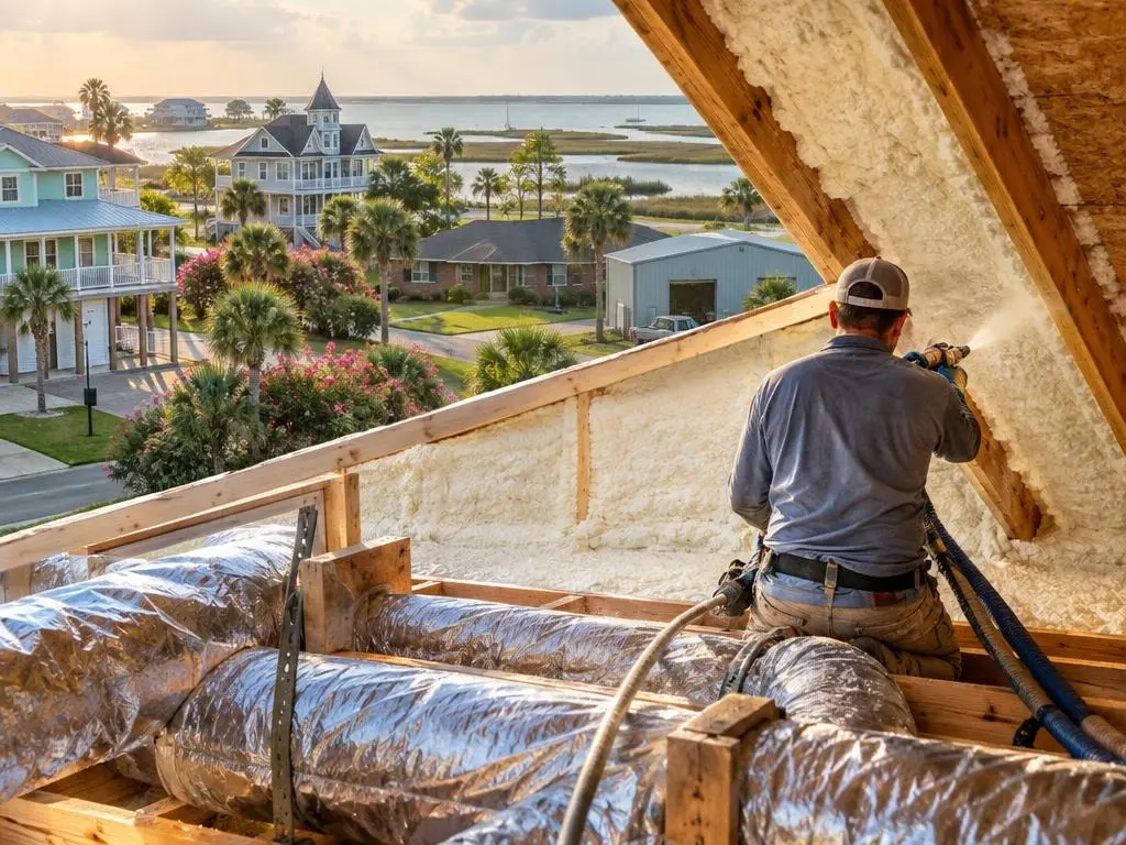 Attic & Roof Deck Insulation in Galveston, TX