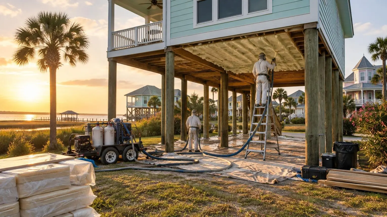Spray Foam Insulation in Galveston, TX